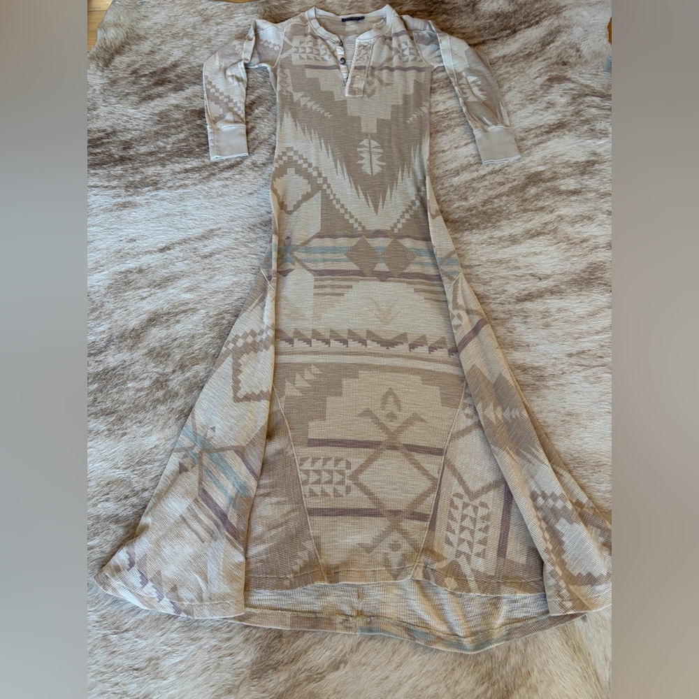 Polo by Ralph Lauren Cream Long Sleeve Dress